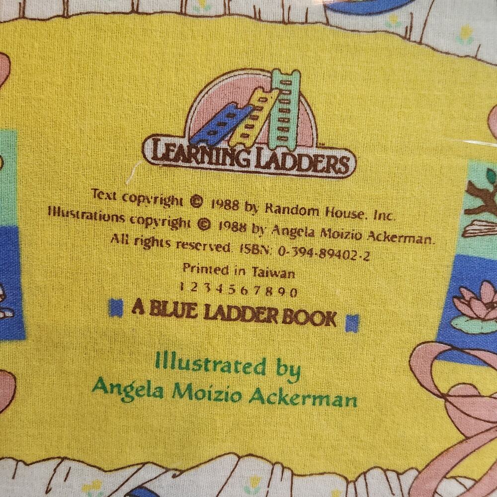 1998 My Pillow Book Soft Baby Toddler Vintage Learning Ladders Random House New - Picture 4 of 8